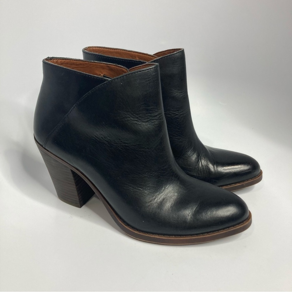 Lucky Brand black leather boots‎ ankle boots size 9.5